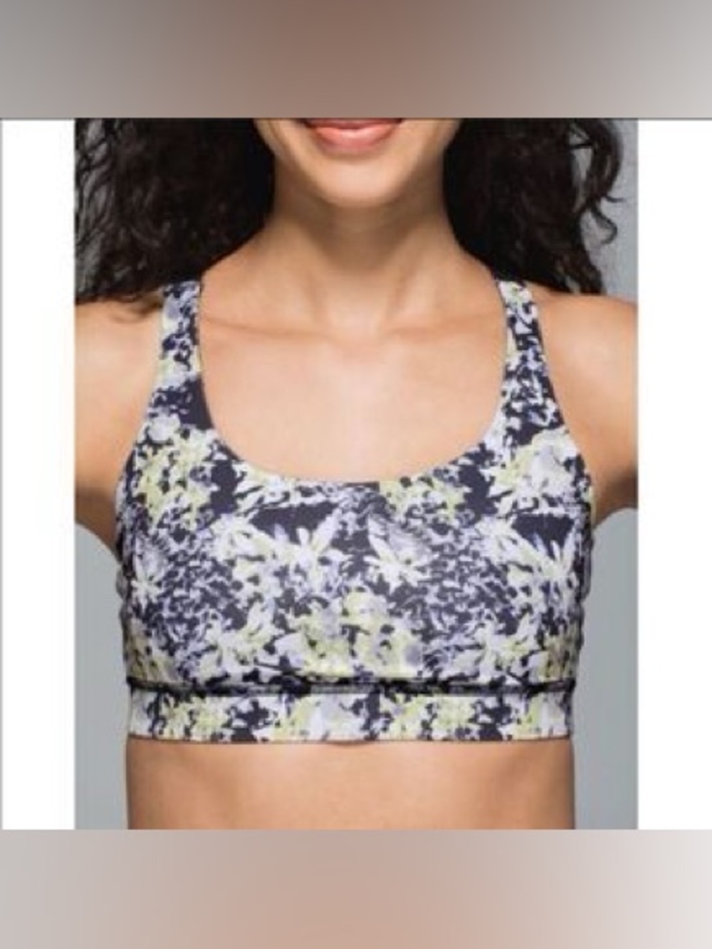 Lululemon Free To Be Wild Bra Spring Bloom Multi Floral Size 8